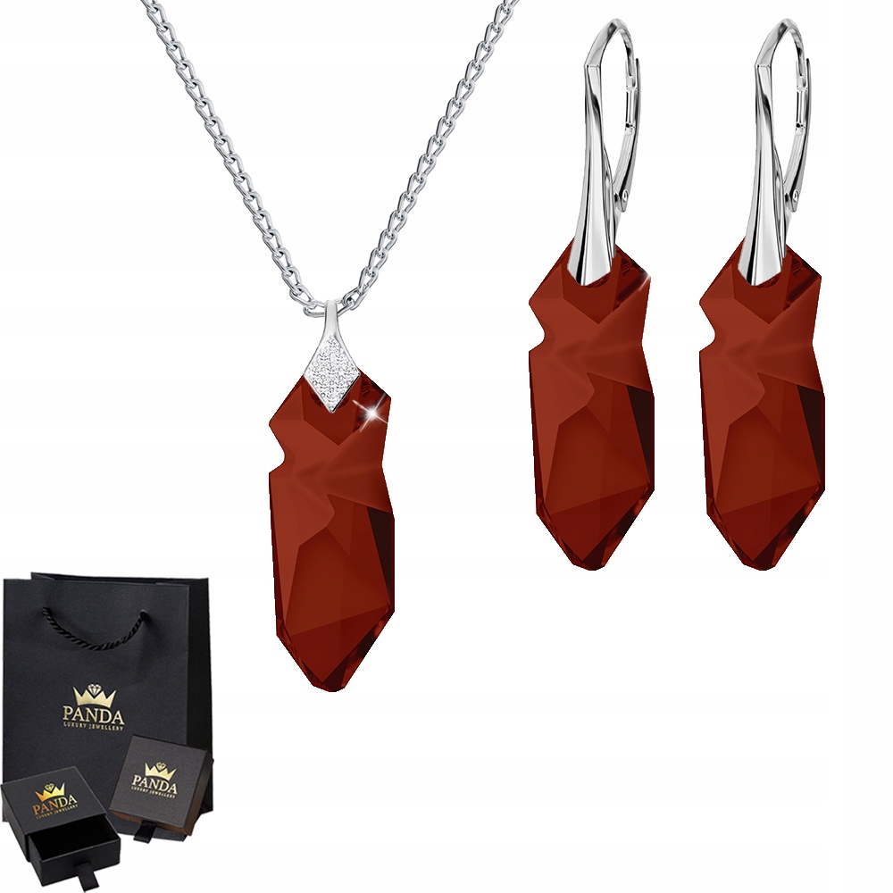 Sada stříbrných šperků 925 Dárek Manželky Mámy Dcery Vánoce Narozeniny Svatba