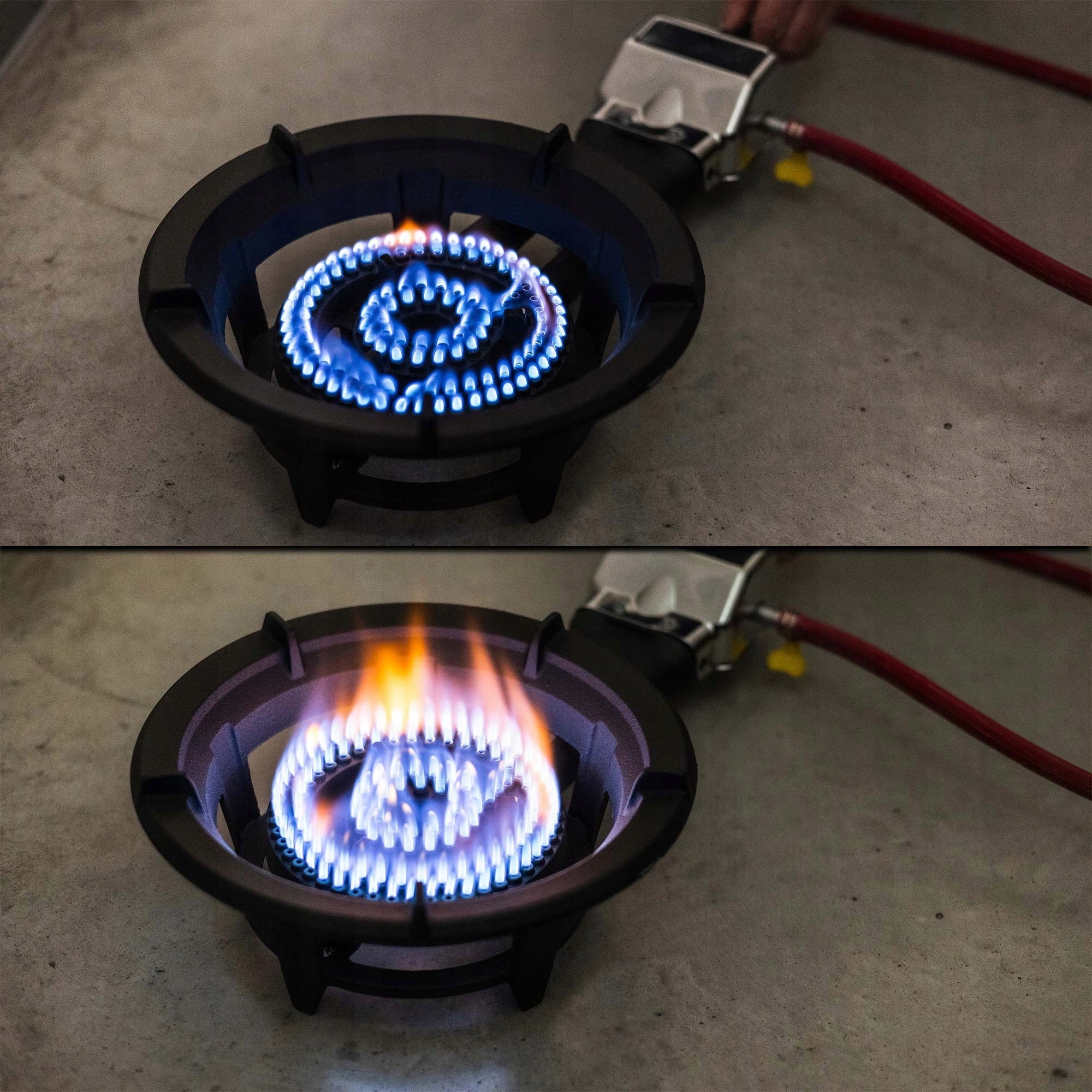 Palnik Gazowy Taboret Żeliwny PIEZO ZAPŁON Kuchenka Turystyczna 8,5kW Model ZA003