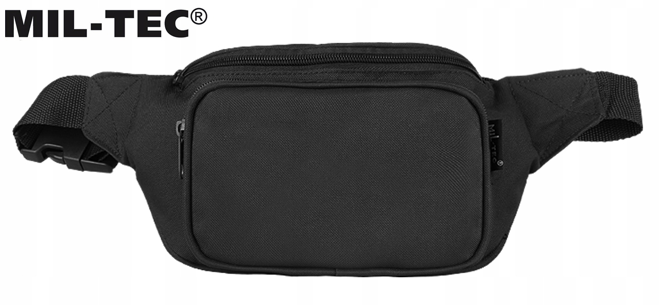 NERKA SASZETKA TORBA BIODROWA ORGANIZER MIL-TEC FANNY PACK BLACK +GRATIS Marka Mil-tec