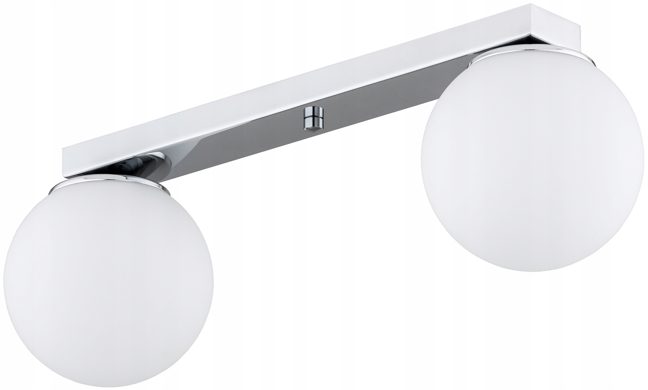 Lampa Wisząca Sufitowa Żyrandol Chrom Białe Kule Milo Led E27