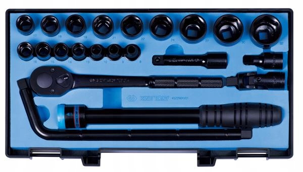 KING TONY Zestaw nasadek 1/2" 8-32mm 22 elementy