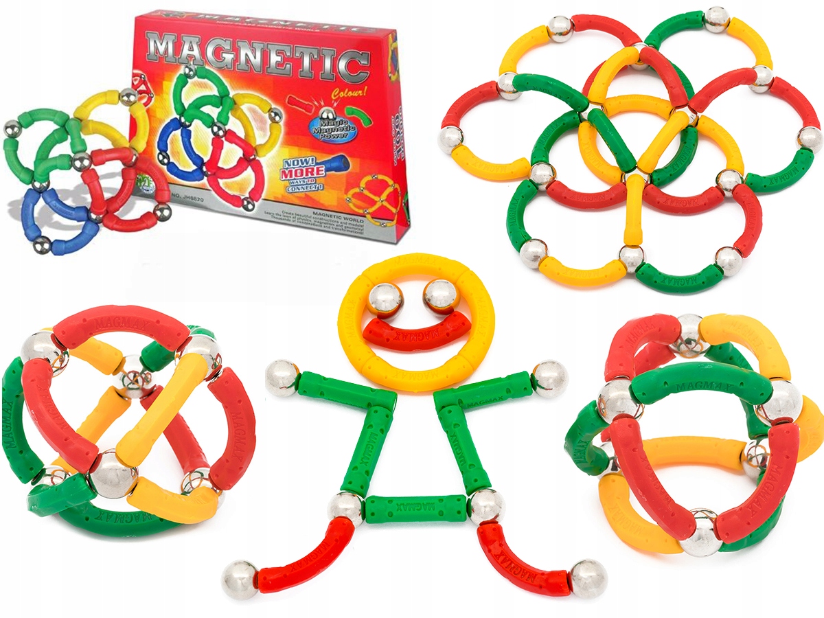 

Klocki Magnetyczne Łuki 96el. Magnetic World