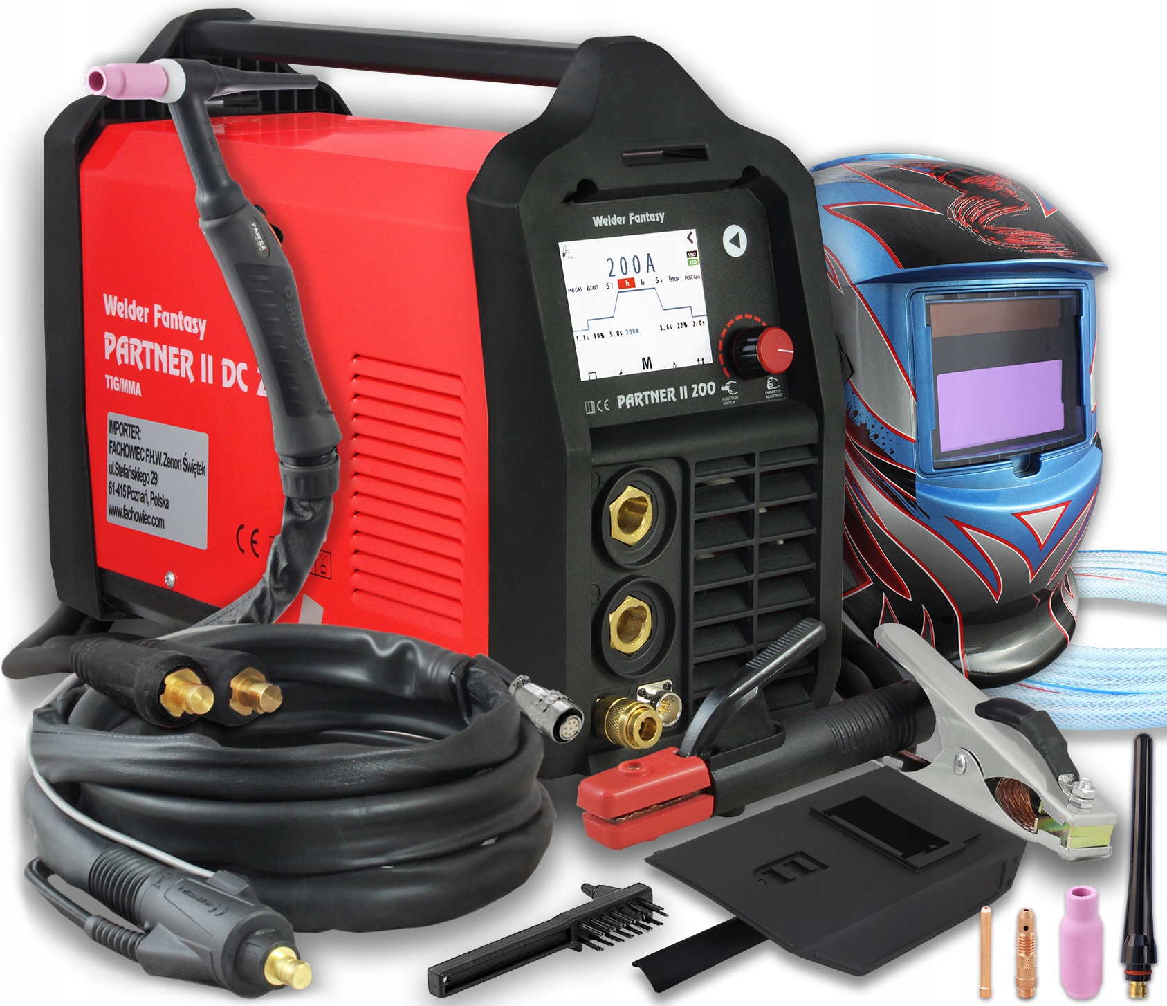 Зварювальний апарат PARTNER 200 TIG PULS mma 3035