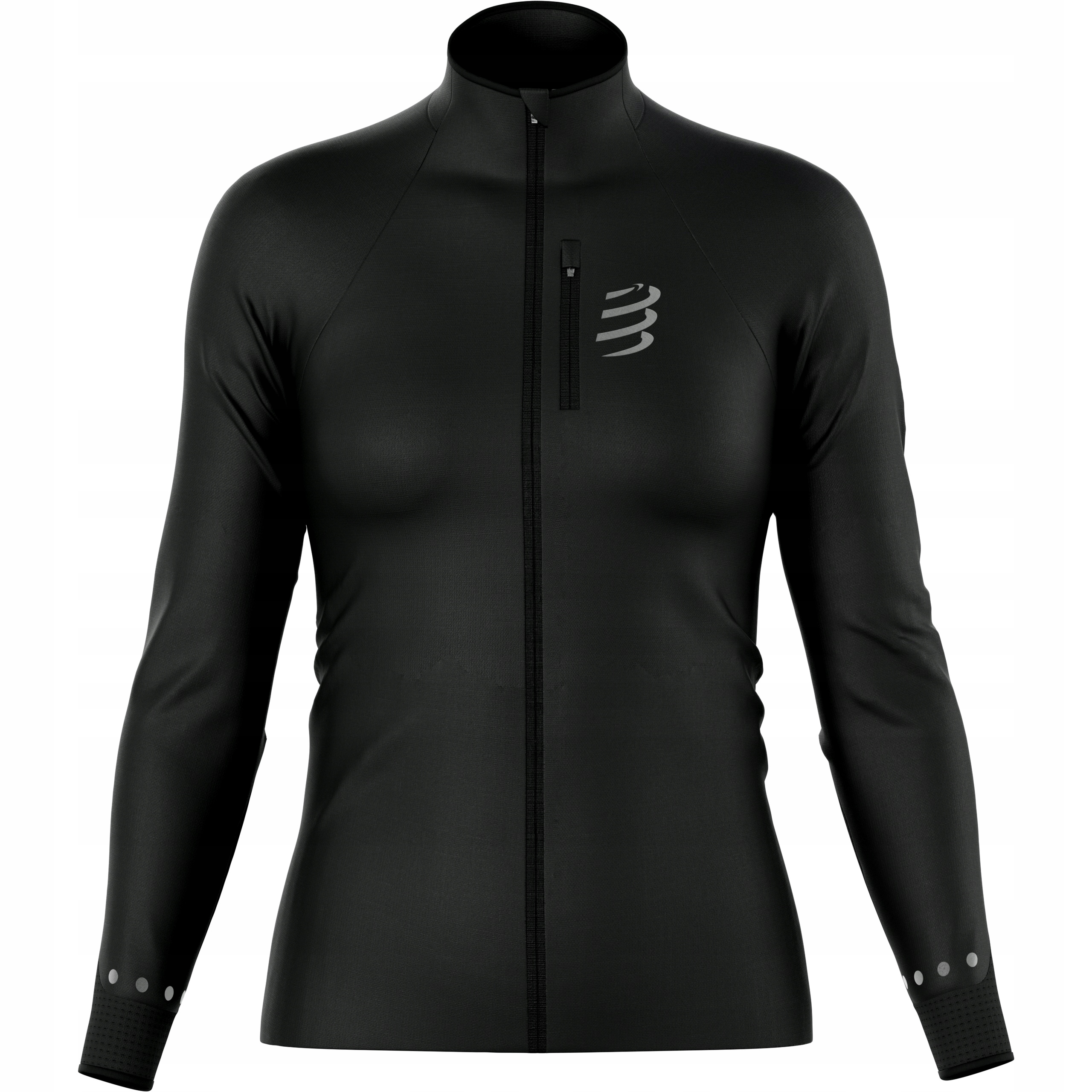 Kurtka do Biegania Damska Compressport Sportowa Windproof Czarna L