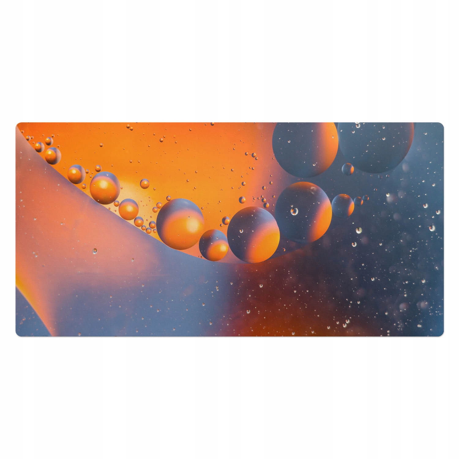 Dekorativní podložka pod notebook na psací stůl Barevný bublinkový motiv 100x50 cm