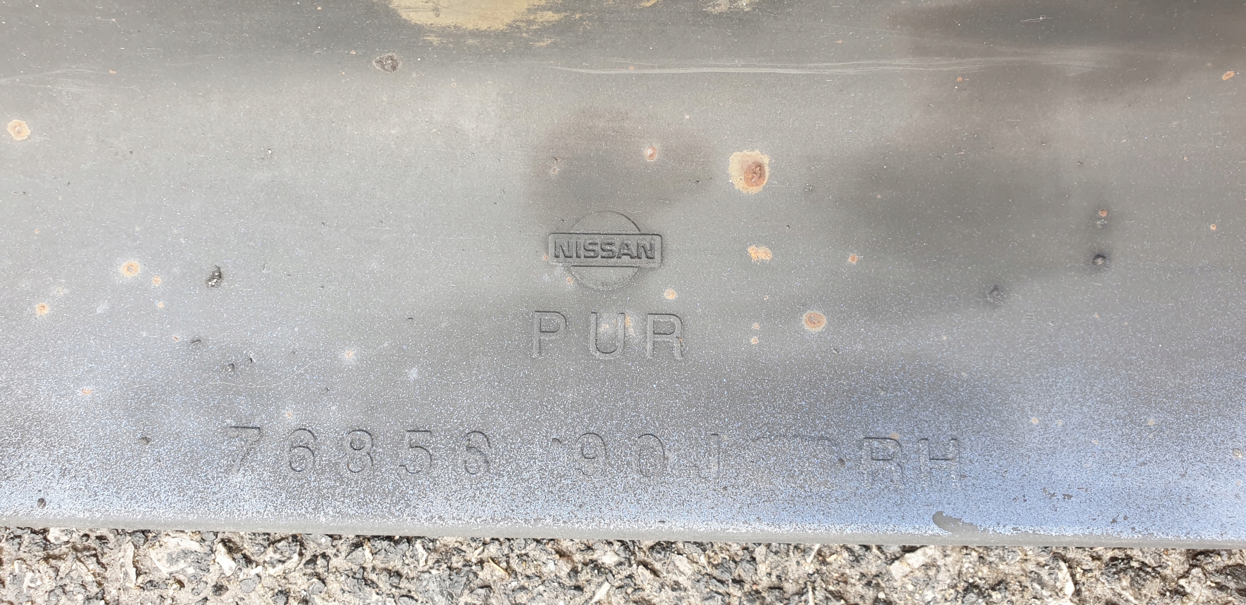 moulding threshold right R cap for threshold NISSAN OE