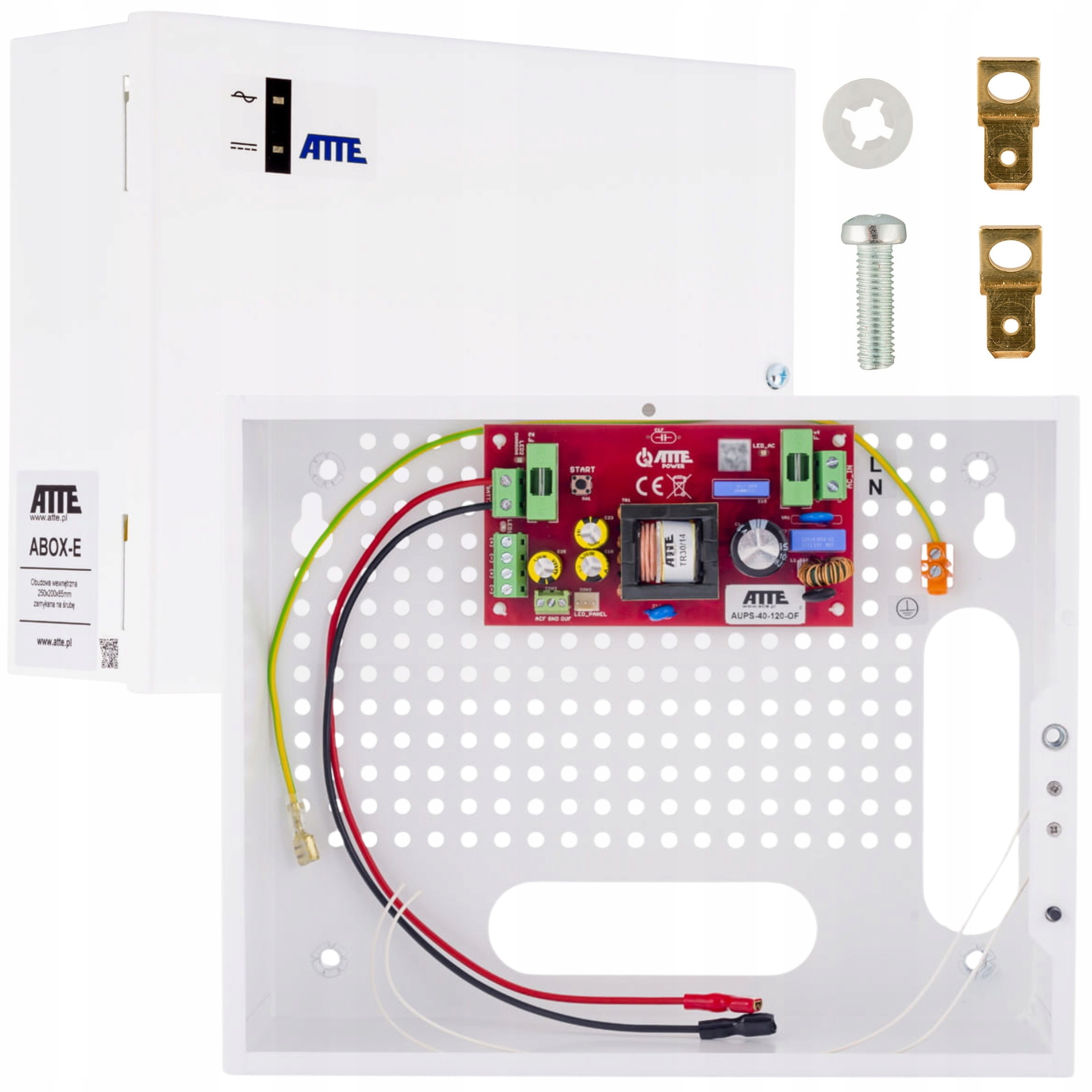 Napájecí zdroj Smps Atte AUPS-40-120-E 12V 3,5A 40W s krytem Abox-e