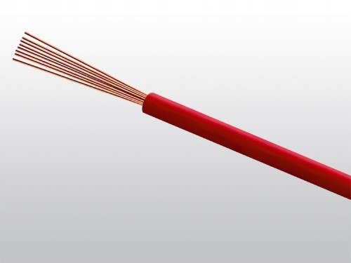 Kábel LgY 1*4 450/750V červený
