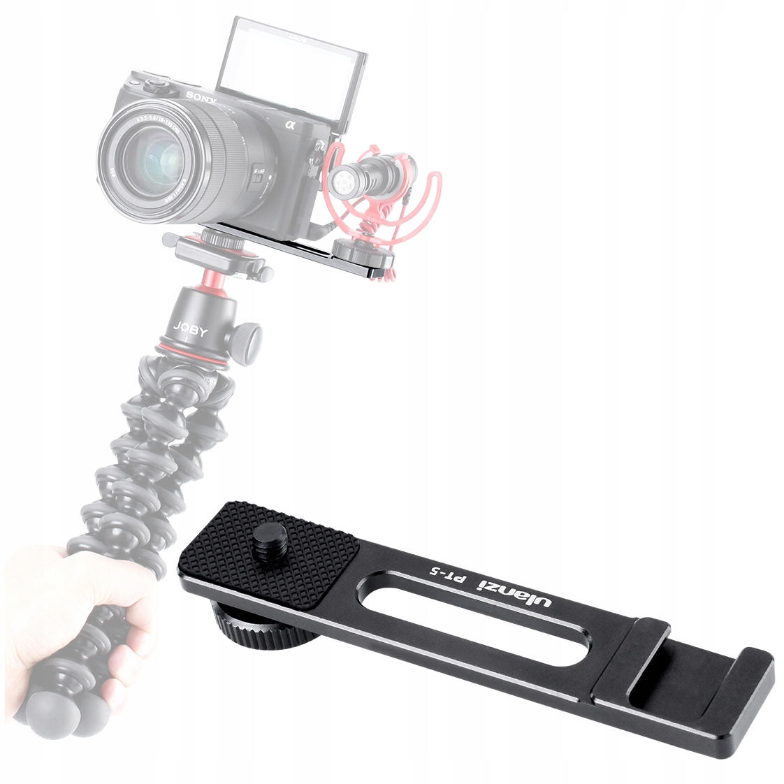 Uchwyt Ulanzi PT-5 szyna ma akcesoria do DSLR 1/4'' Stan opakowania oryginalne