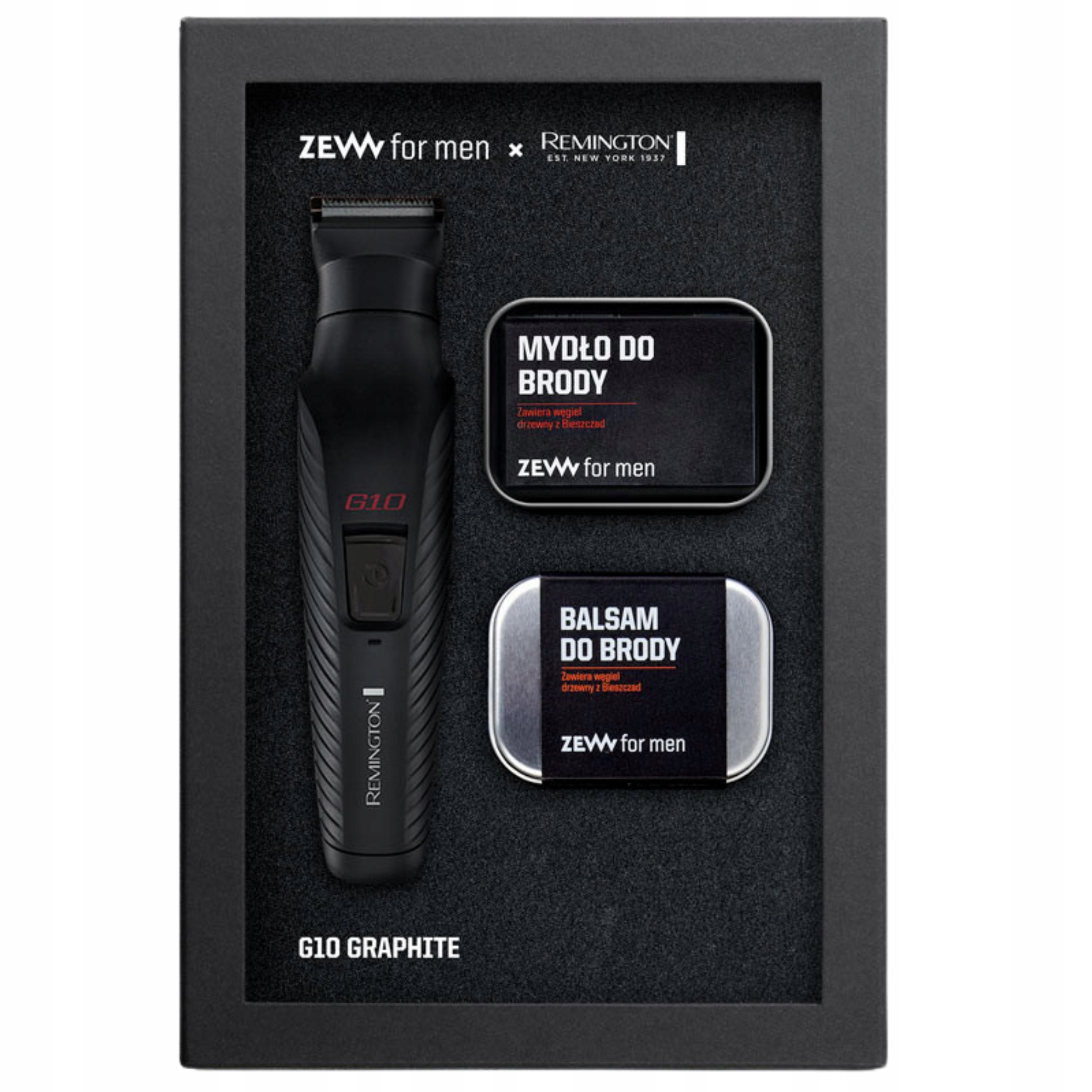 Zew x Remington – sada zastřihovačů Remington G10, balzám a mýdlo na vousy