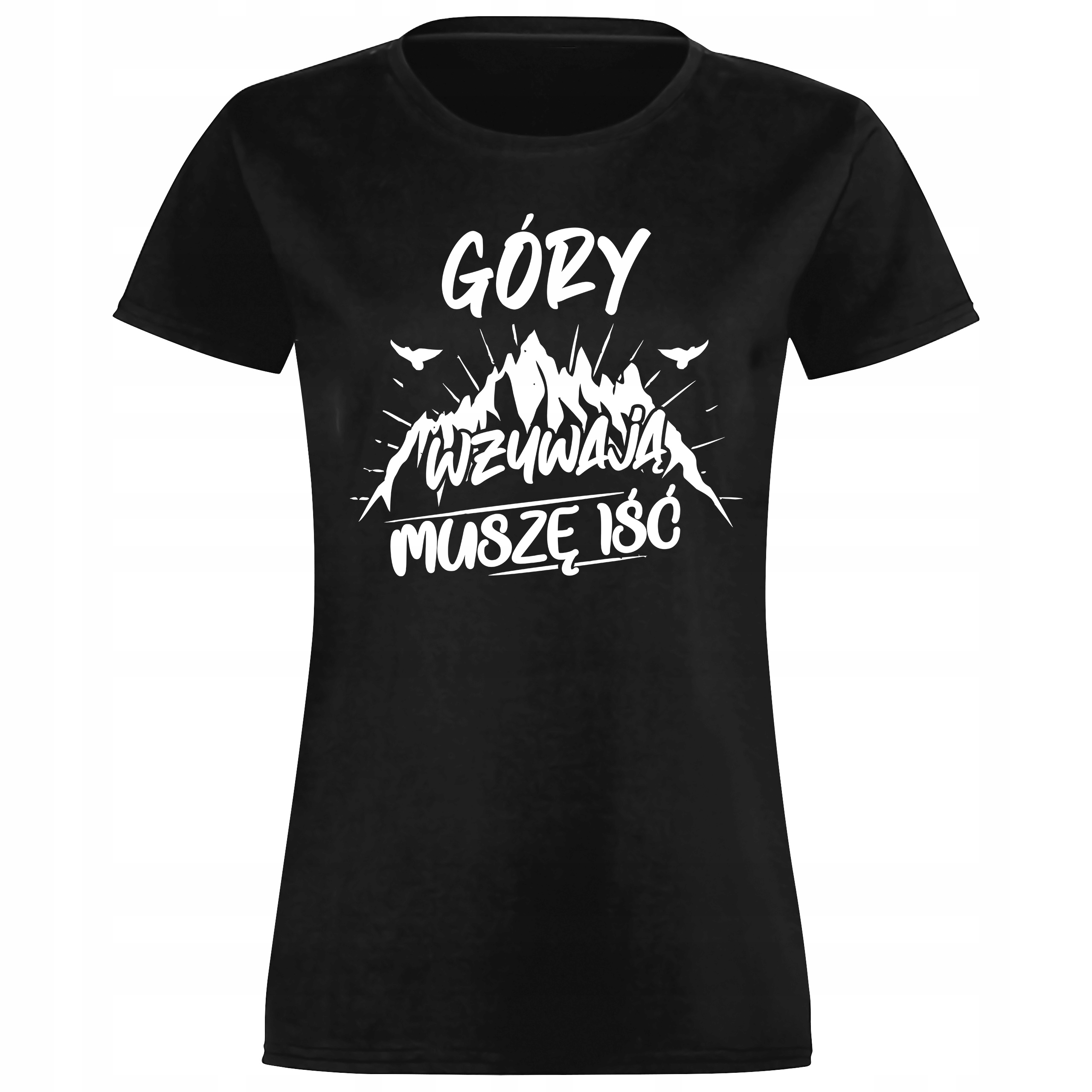 

Koszulka damska Góra Wzywają Muszę S czarna