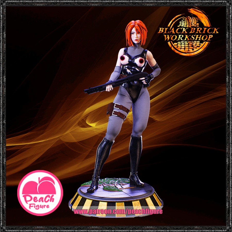 Regina Dino Crisis Neupravená soška Peach Měřítko 1/24 (75mm) (nsfw) 3D tisk