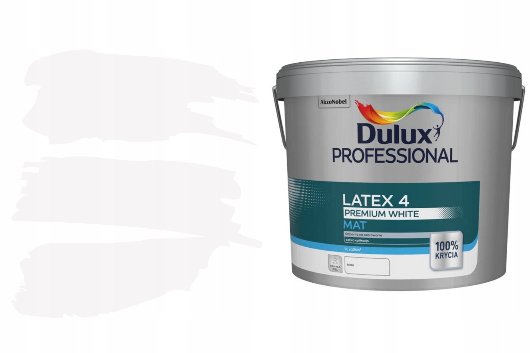 Barva latexová Professional Latex 4 bílá 9L