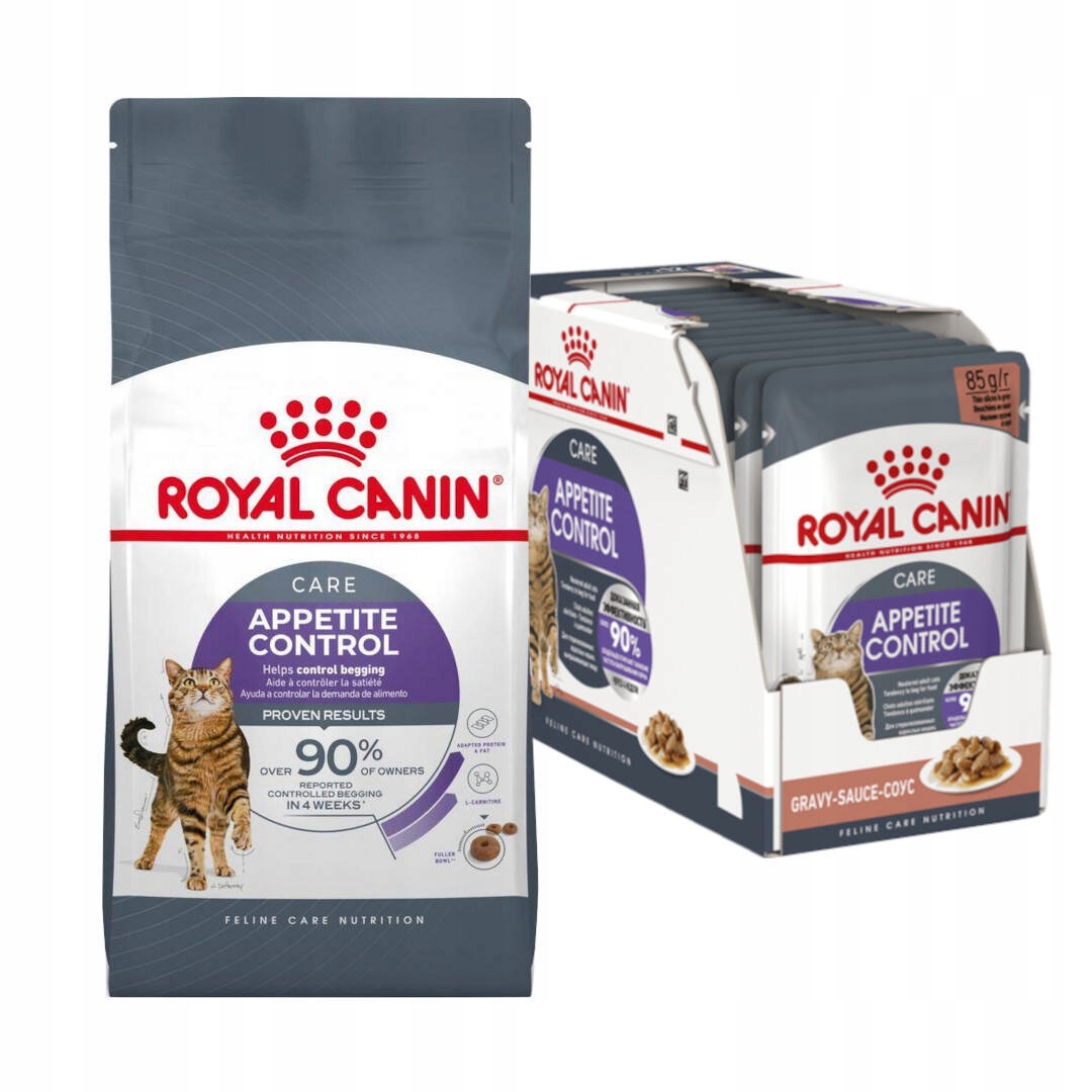 Levně Royal Canin Appetite Control 10kg+12x85g Krmivo pro dospělé kočky