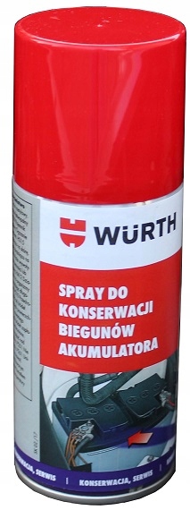 

Wurth Smar Spray Do Klem Akumulatora 150ML