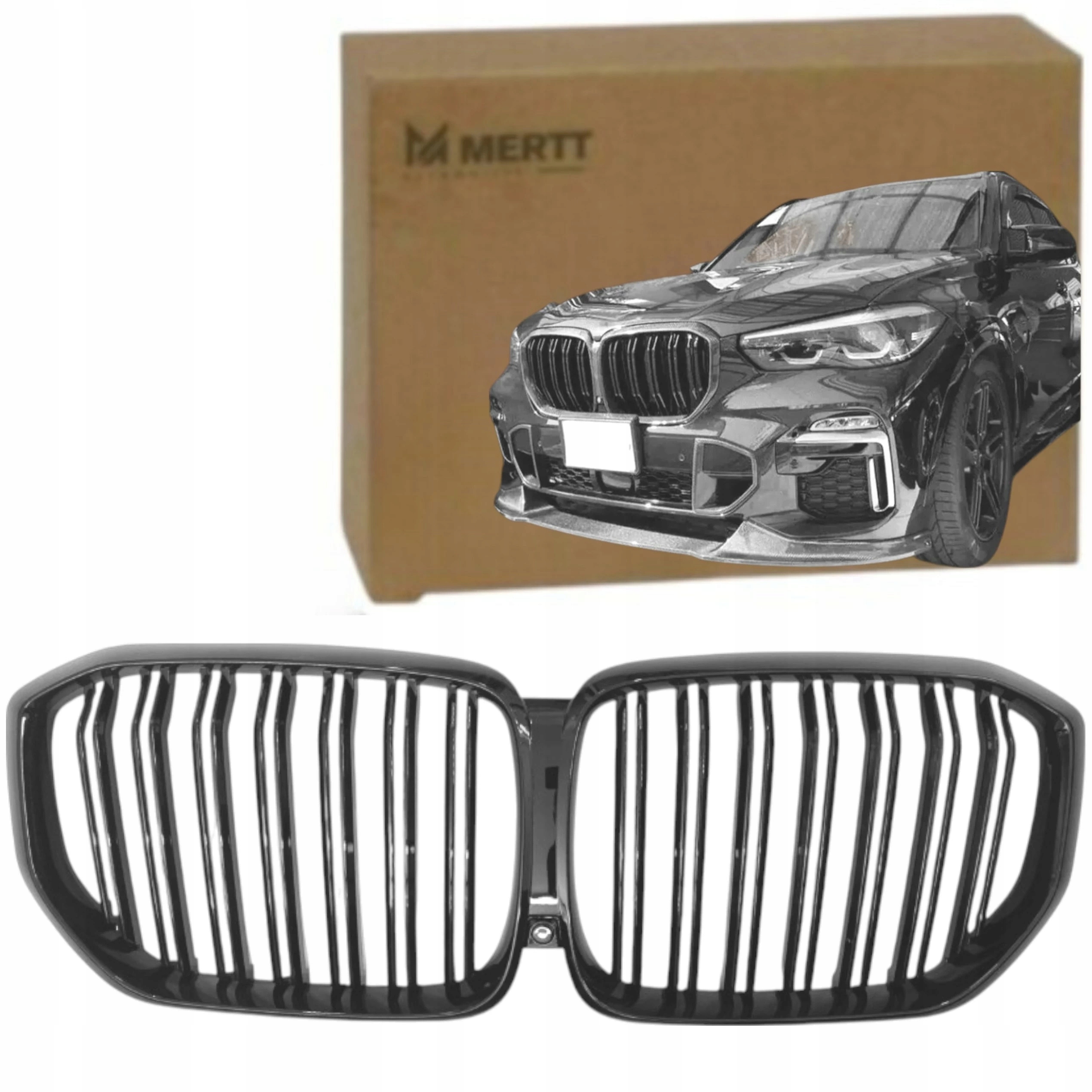 Atrapa nerki gril Bmw X5 G05 19+ černý lesk