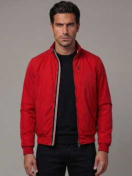 Pánská přechodová bunda červená Tore Denley_XL