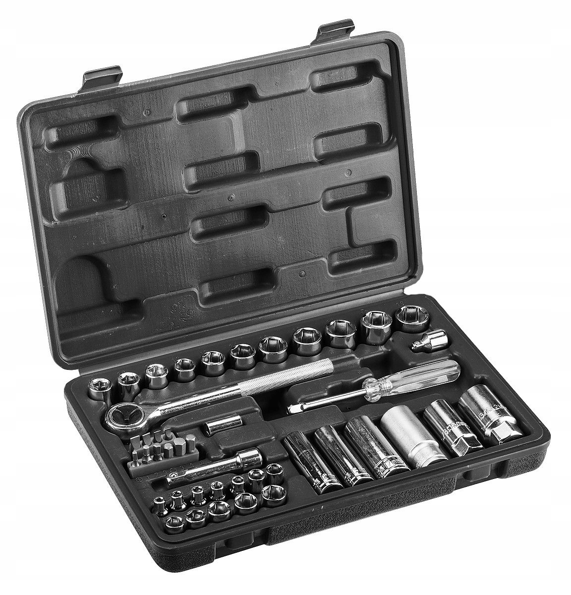 

Klucze Nasadowe 1/4 Zestaw Kluczy 44 szt Top Tools