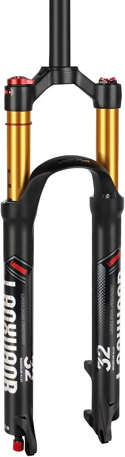 Amortyzator Rowerowy Powietrzny 100mm Rebound 26/27.5/29 cali Mtb Czarne
