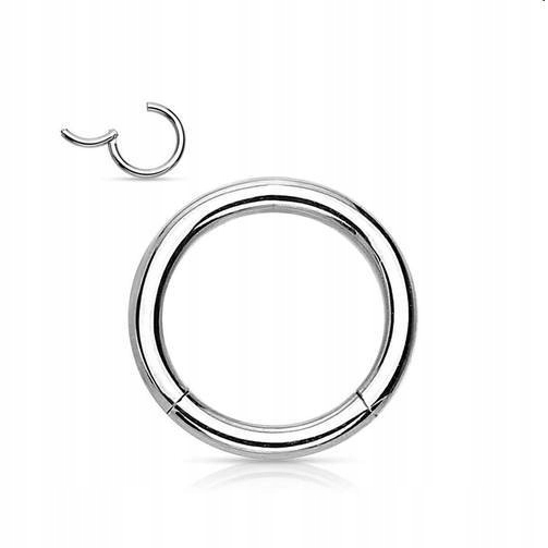 Kolczyk kółko clicker - srebrny PIERCING 1,6/12 Cechy brak