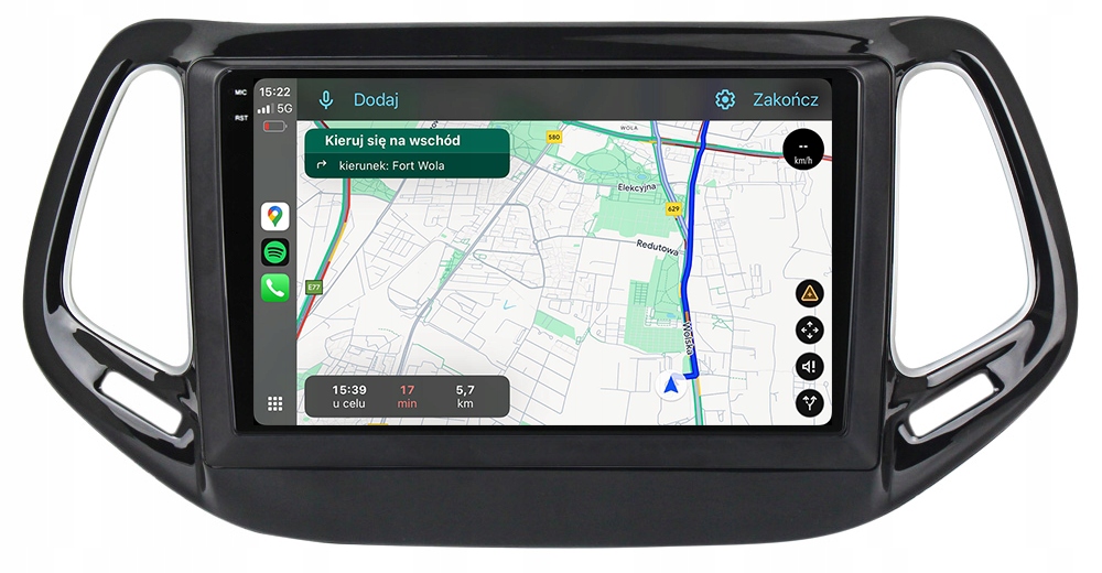 Jeep Compass Rádio Navigace Android TS20 2K 12GB/256 UIS7870