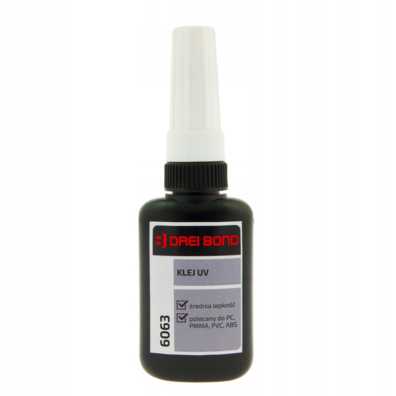 

Drei Bond 6063 Klej Uv do tworzyw i szkła 10ml
