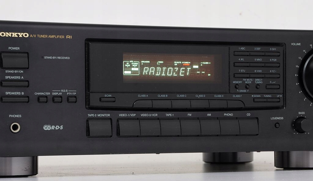 ONKYO TX-9022RDS SOLIDNY AMPLITUNER STEREO RDS Model TX-9022RDS