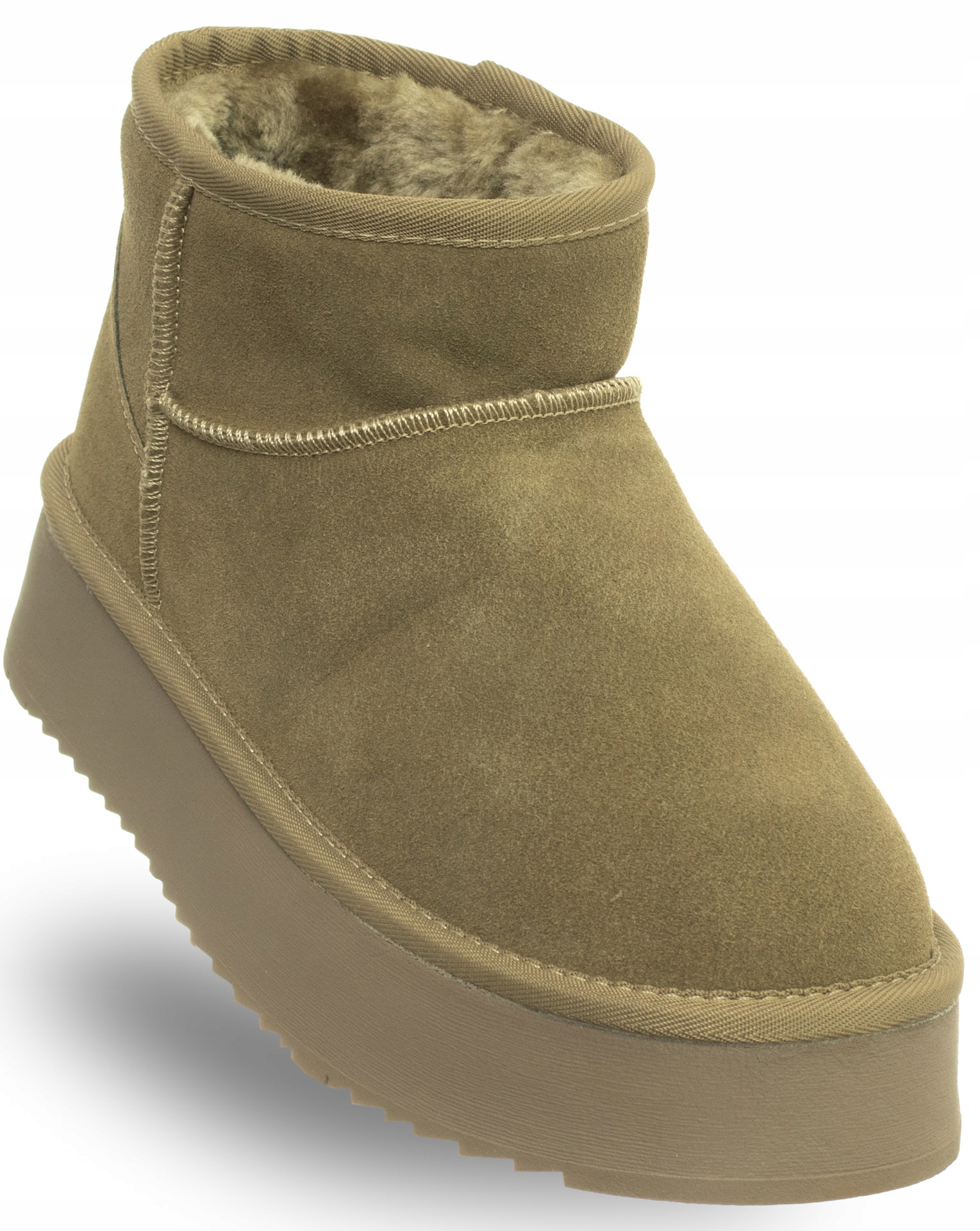 Dámské boty Solo Soprani Couture SCW421P05/06 zimní kožené boty khaki