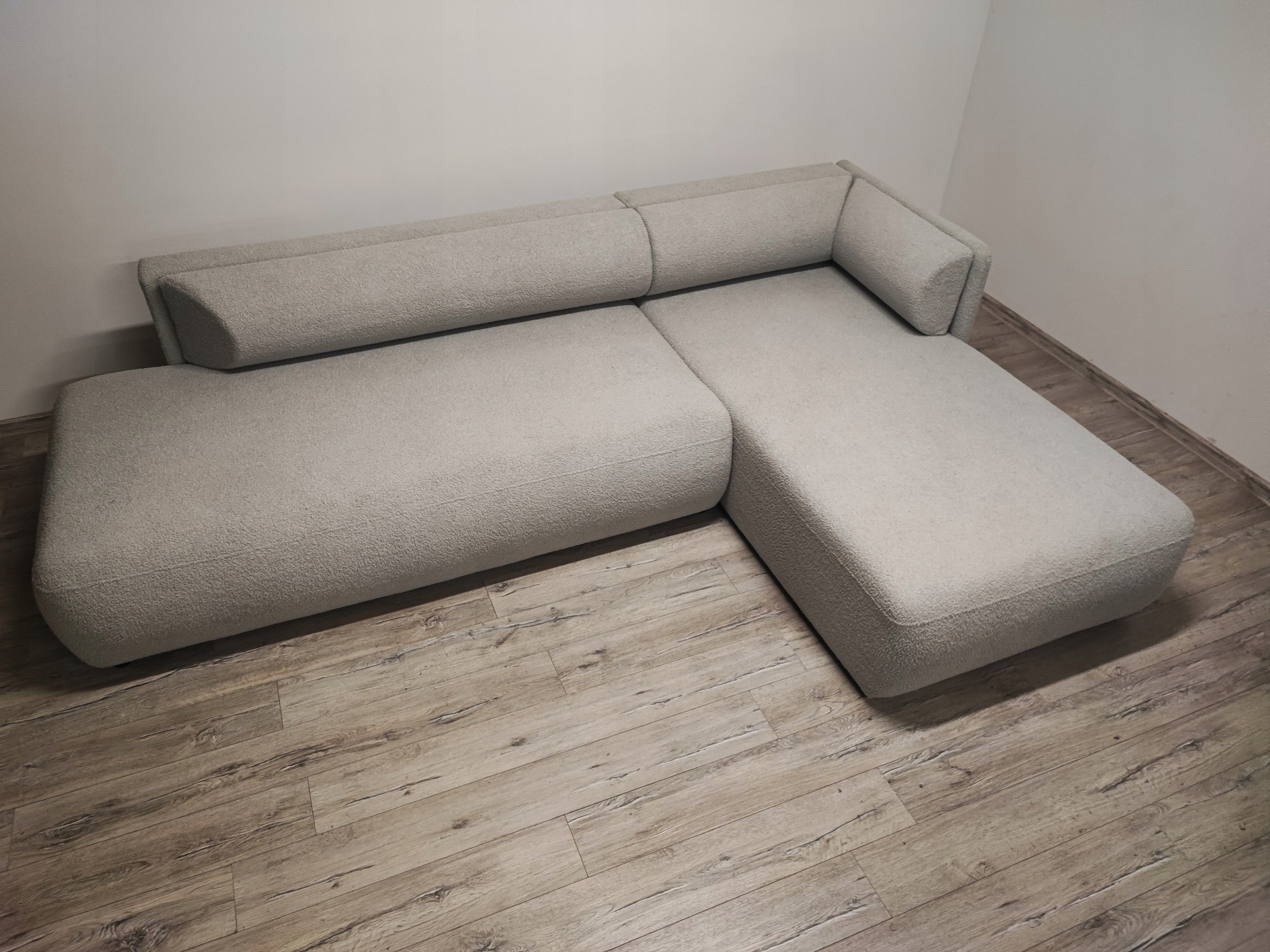 Moderní Rohová Sedací Souprava S Funkcí Spaní Rohová Sedačka Rozkládací Cloud Beránek Pravý