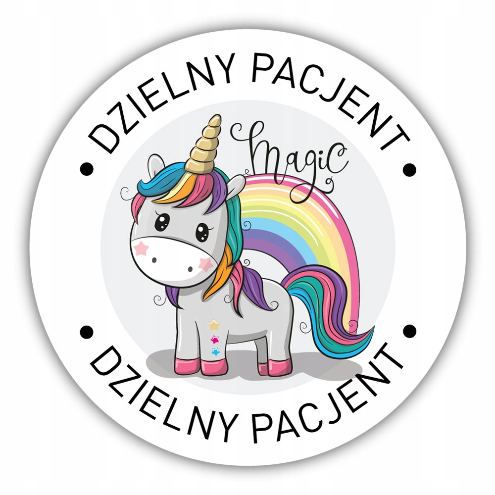 

Dzielny pacjent, naklejki: 12szt. unicorn 5