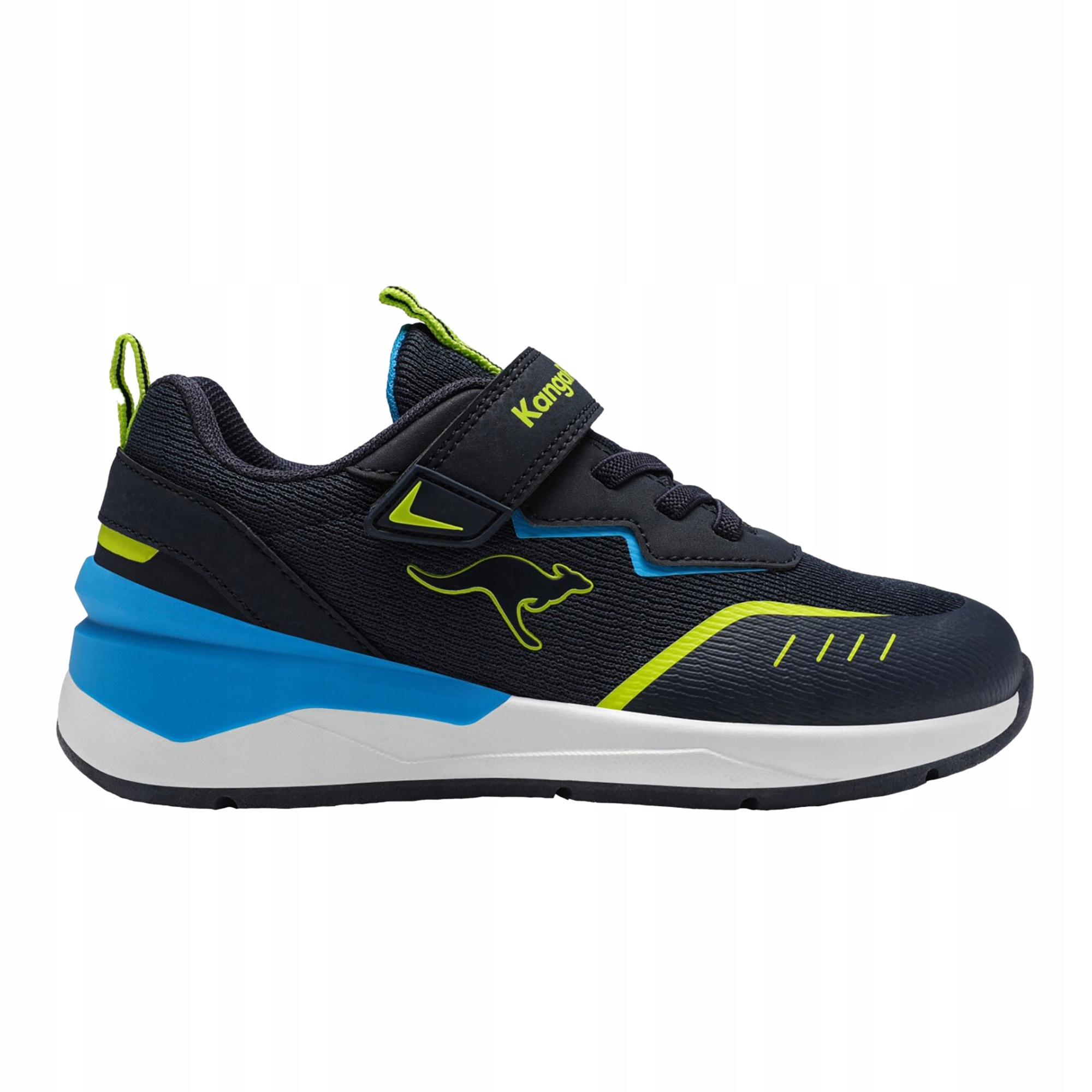 Buty dziecięce półbuty sportowe KangaROOS KD-Batter Ev dark navy/lime 35 Eu