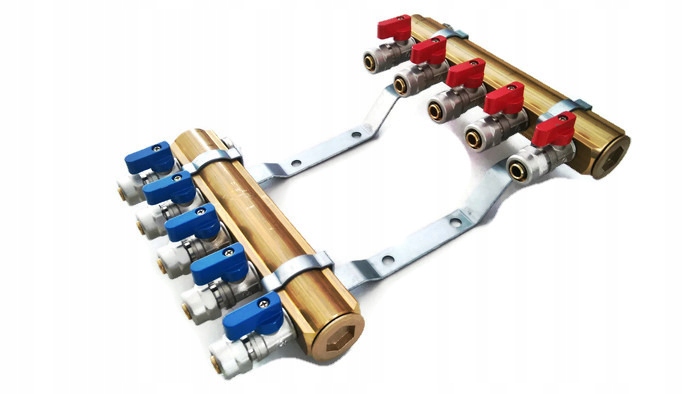 ROZDZIELACZ 3 obwody + ZAWORKI +ODPOW. Aulpex 16mm