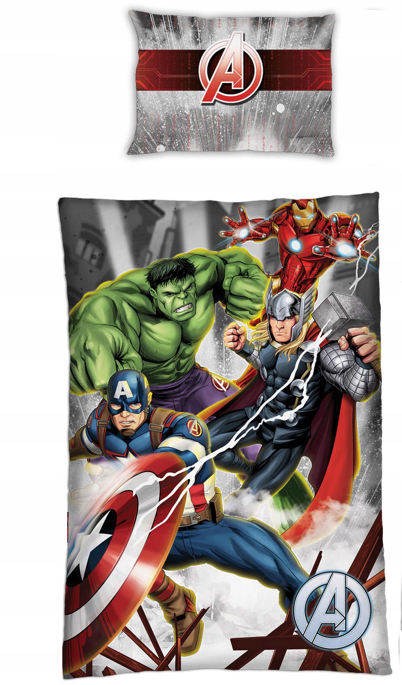 

Avengers Hulk Marvel Komplet Pościeli 140X200