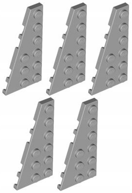 

Lego Pł/Skrzydło 3x6 L J. Szare 54384/4282789 x5