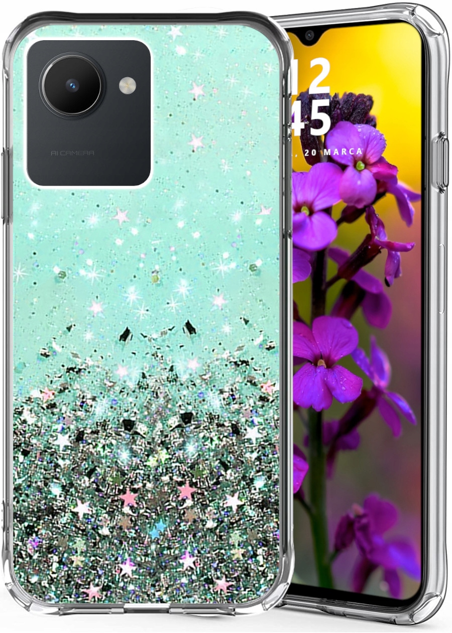 

Etui do Realme C30 Narzo 50i Prime Glitter Brokat