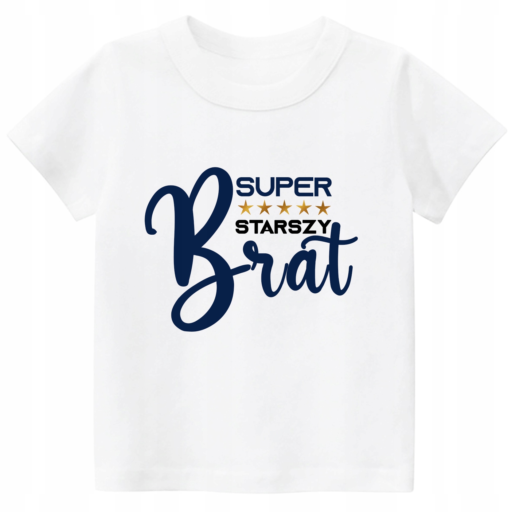 

Koszulka z nadrukiem Tshirt Super starszy brat 110