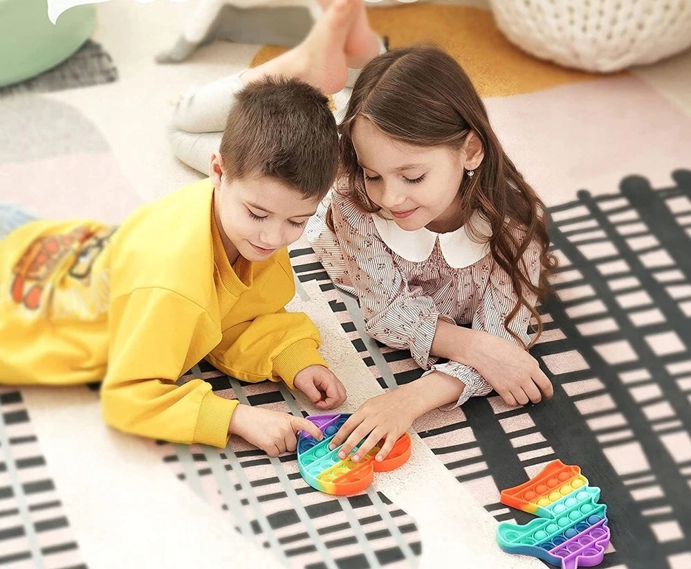 ZABAWKA GNIOTEK PUSH BUBBLE Pop It ANTYSTRESOWA Materiał guma