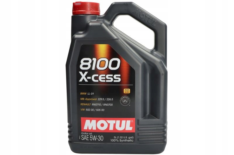 Olej Silnikowy Motul 5W30 5L 8100 X-cess A3/B4