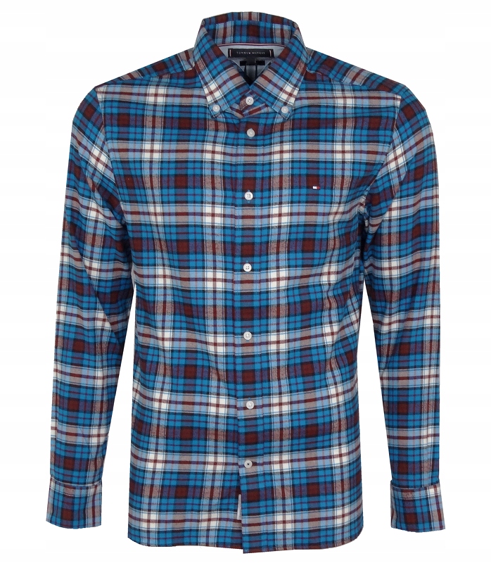 Tommy Hilfiger pánská košile, kostkovaná, flanelová, M