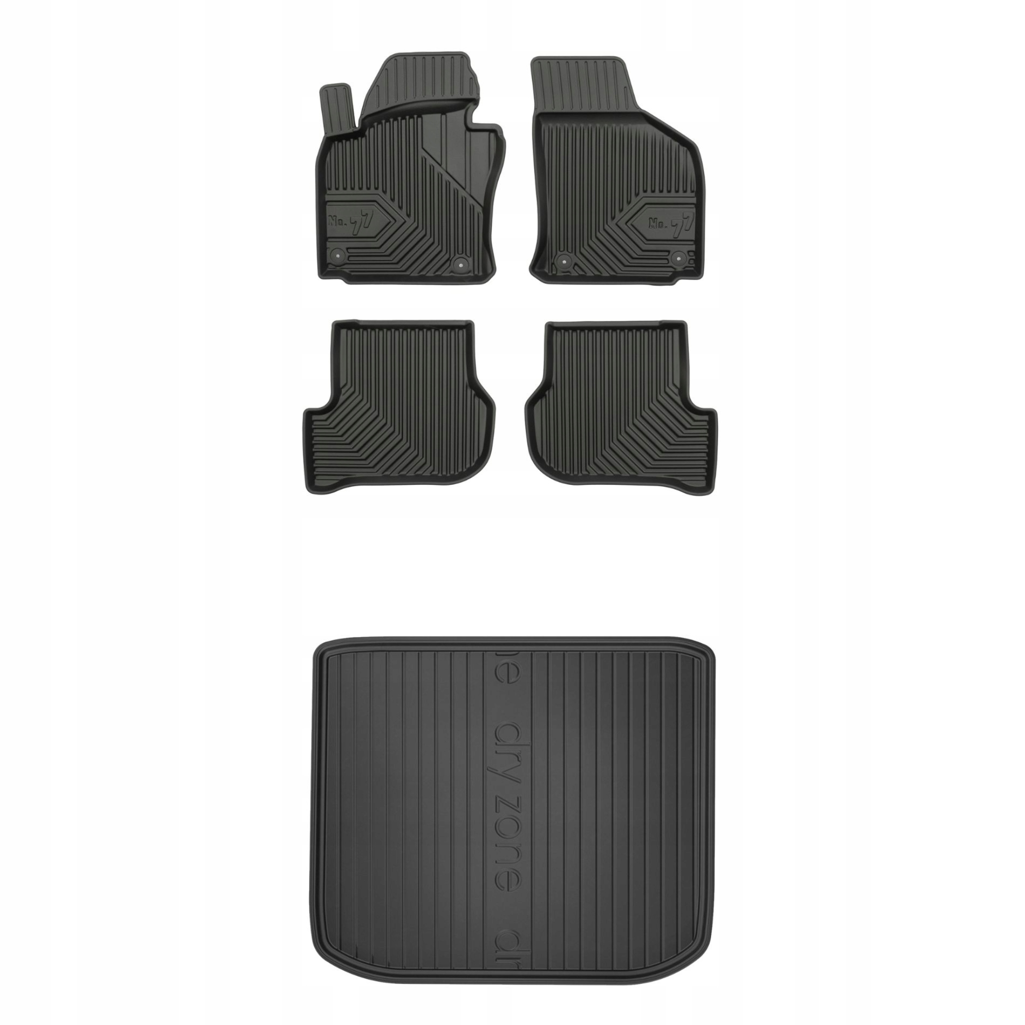 Sada gumových koberců a rohoží pro Seat Toledo III