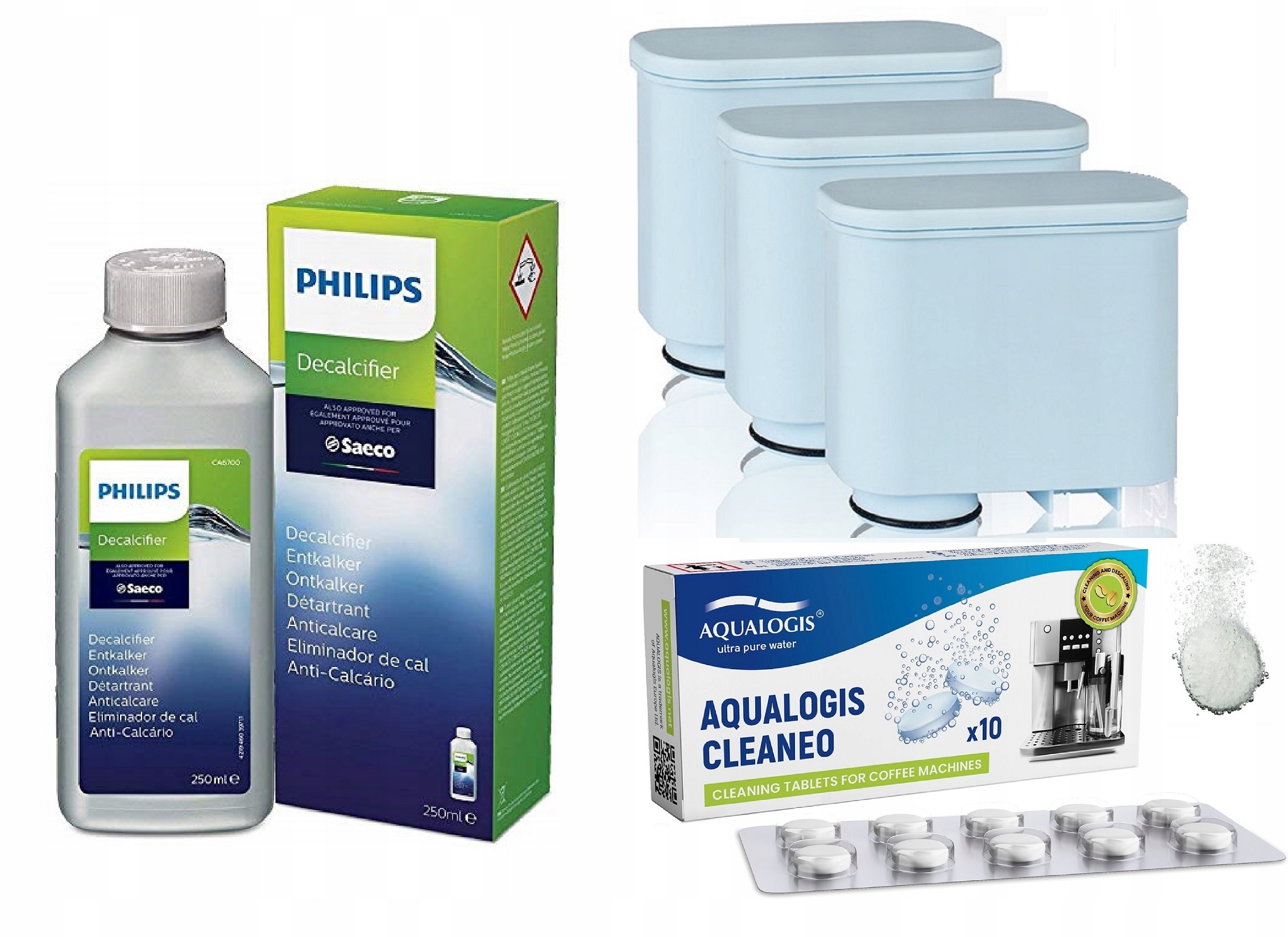 Filtr do Ekspresu Saeco PHILIPS LatteGo Zestaw