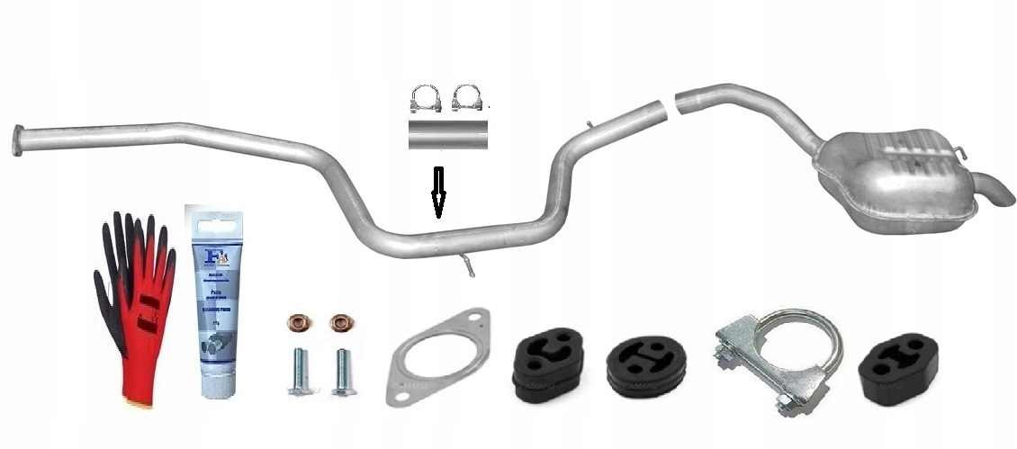 Ford S-max 2.0 TDCi 96-100-103 kW (od roku 2006) Trubka Tlumič bonus