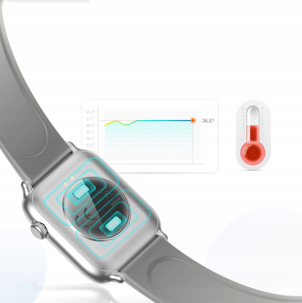 SMARTWATCH ZEGAREK SPORTOWY MĘSKI GPS SMART WATCH DAMSKI MENU POLSKIE KROKI Transmisja danych brak