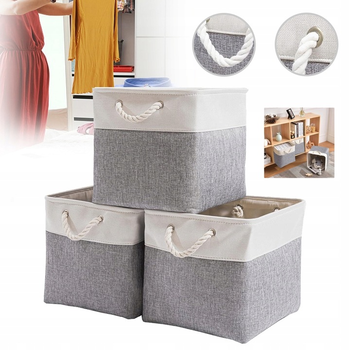 Organizér Boho Pro Skladování Koš Kontejner na hračky kosmetika oblečení