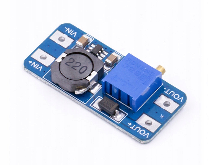 Przetwornica Step-Up MT3608 2A 3-25V Out: 4-28V DC