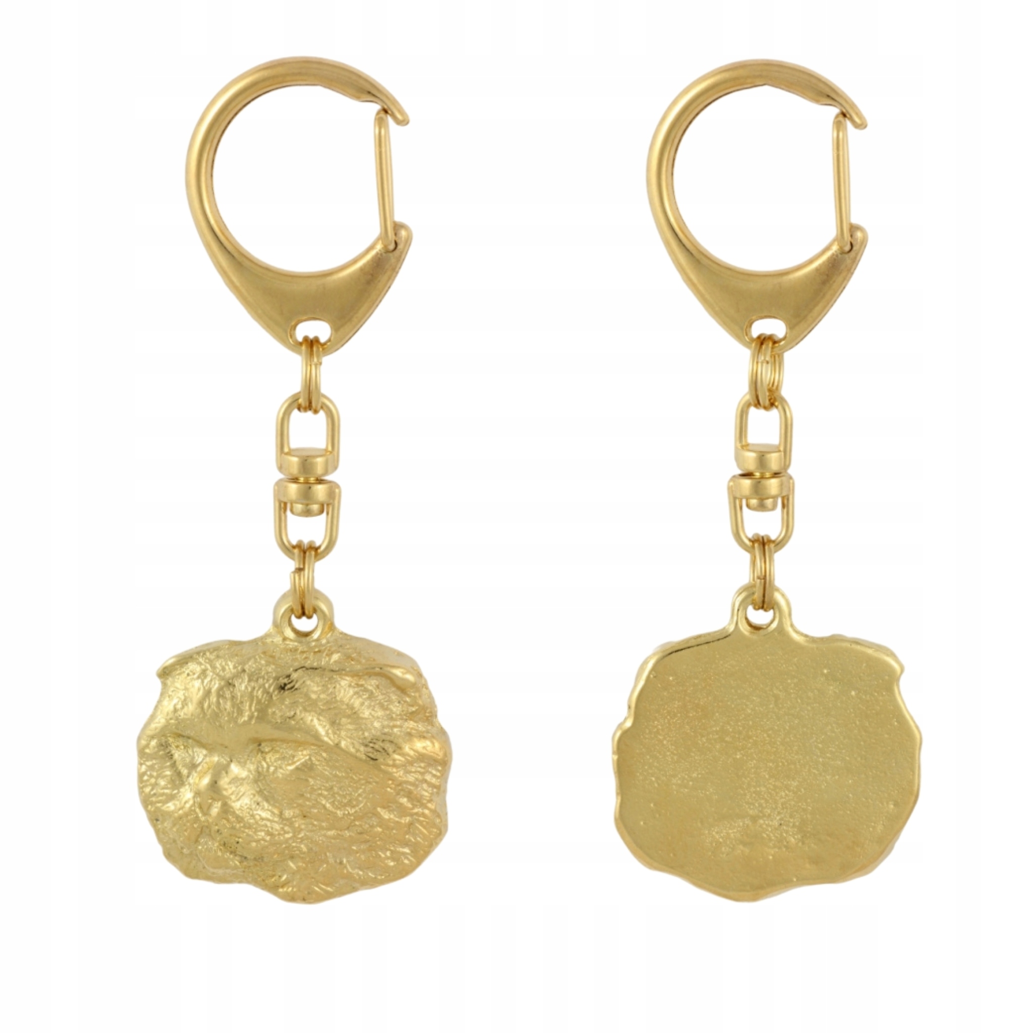 Cat – pozlacený přívěsek na klíče na klíče s kočkou v dárkové krabičce, ozdoba tore