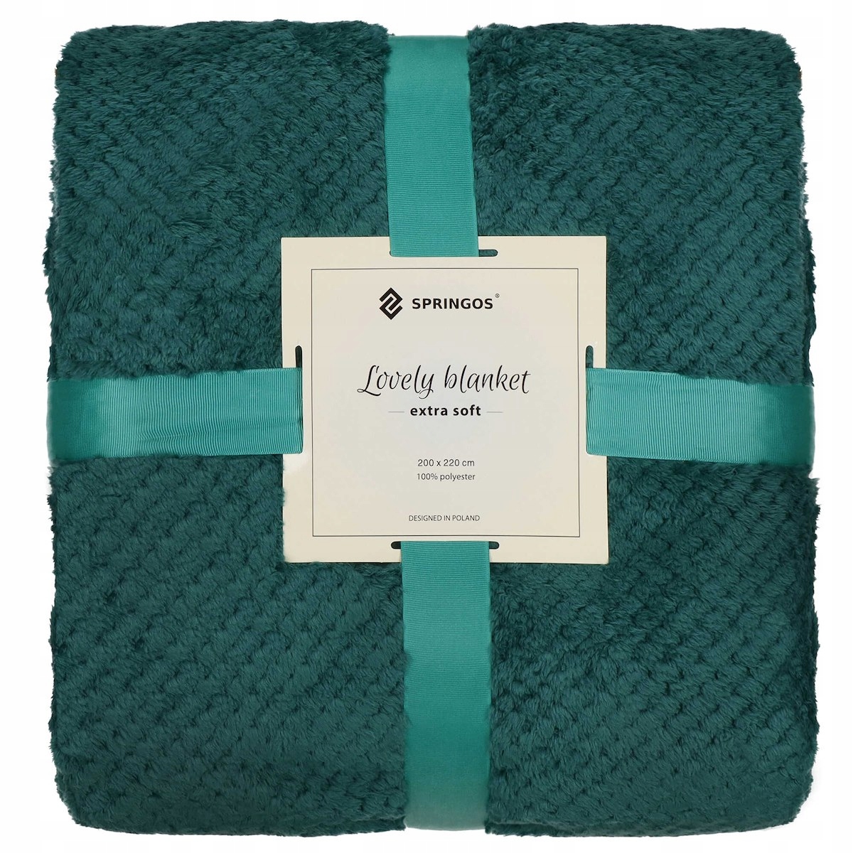 CIEPŁY KOC PLED WYTŁACZANY MIĘKKI NARZUTA na łóżko DWUSTRONNA 220x200 cm