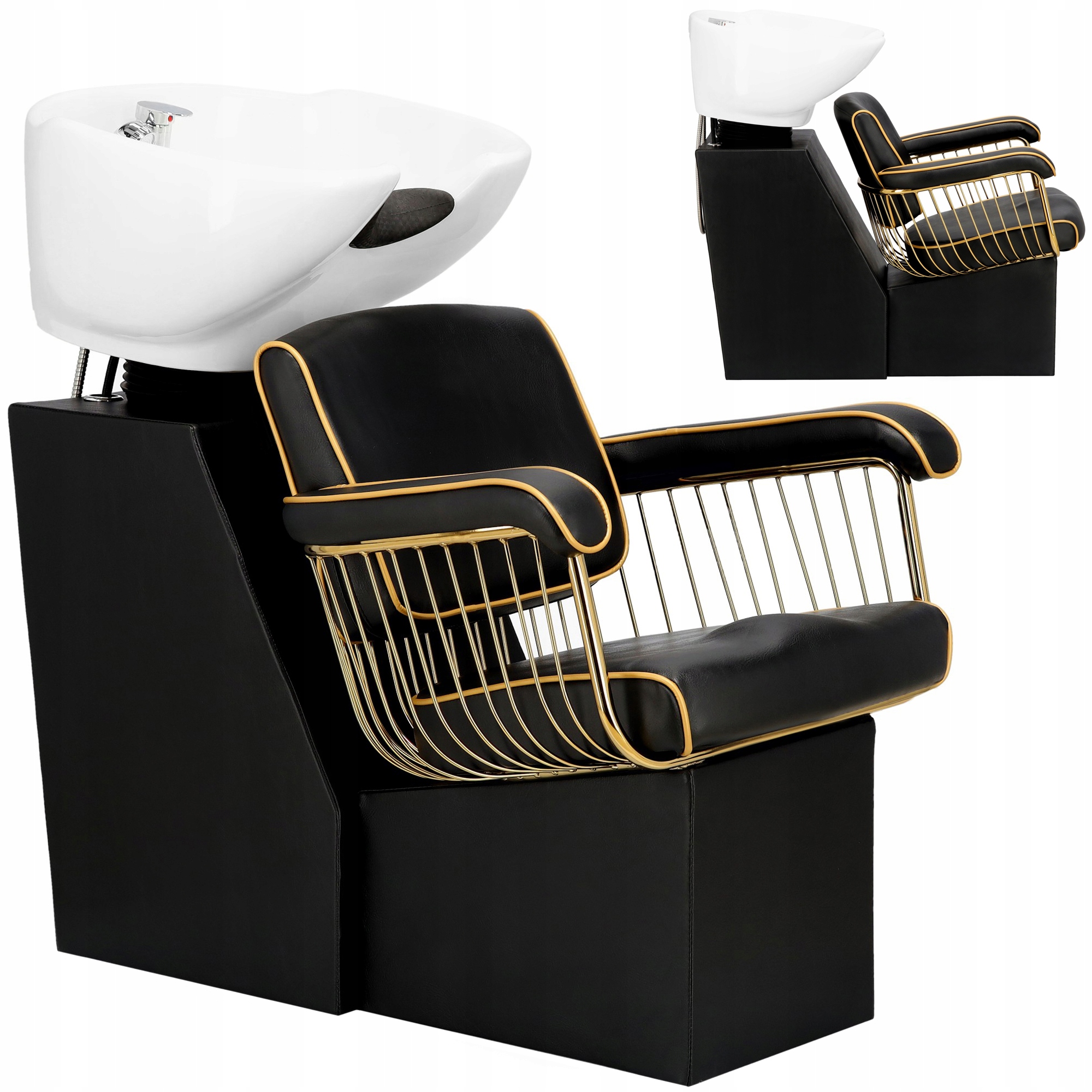 kadeřnický mycí box barberská do obývacího pokoje Lorenzo keramická miska armatur