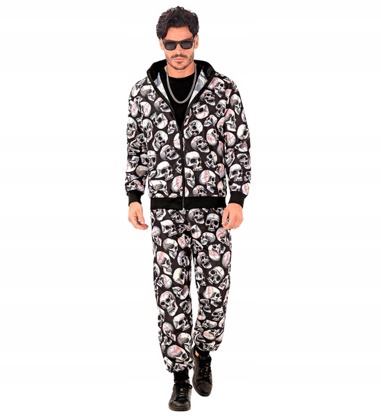 Kostým Teplákovka Lebky Pro Dresáka Halloween Párty M