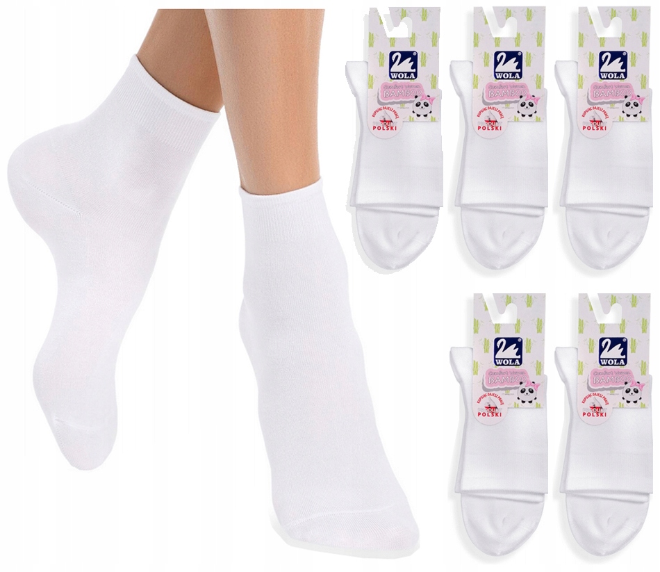 

5x Wola Skarpety Bambusowe Bezuciskowe r. 36-38